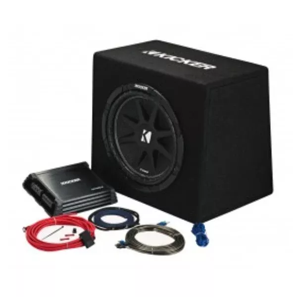 12in Ported Enclosure With Matching Amp And Wiring Kit