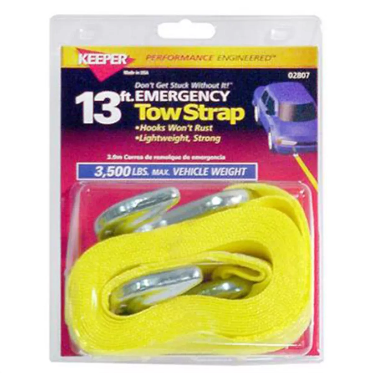 13' TOW STRAP 3500LB MAX KPR02807 Hampton Products