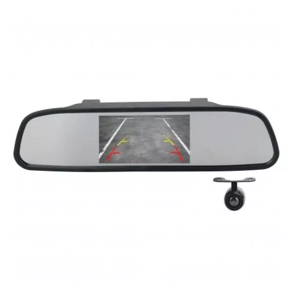 4.3in Mirror Mount Display Reverse Camera Kit