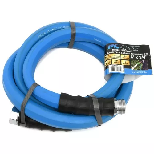 AG-Lite Rubber Water Hose Lead In 3/4" x 6'