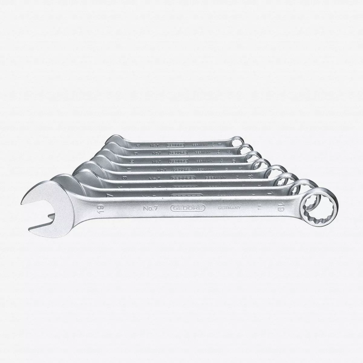 Gedore 7-080 Combination spanner set 8 pcs UD profile 8-19 mm