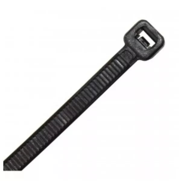 KT 370mm X 4.8mm Cable Tie Black Pk25