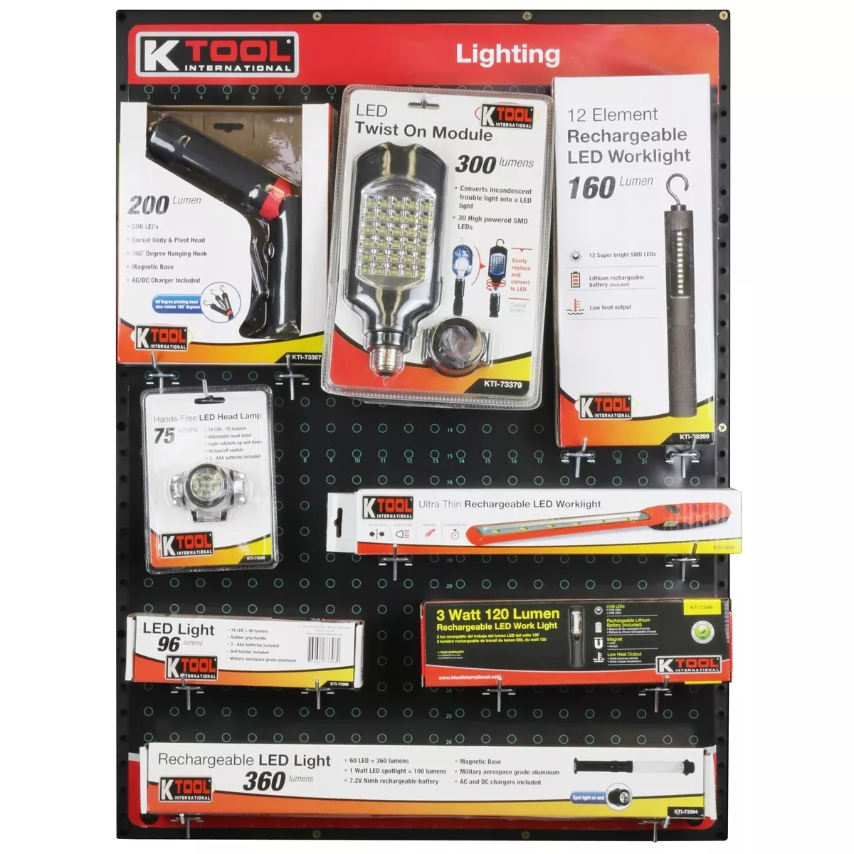 Lighting Display Assortments KTI0847 K Tool International