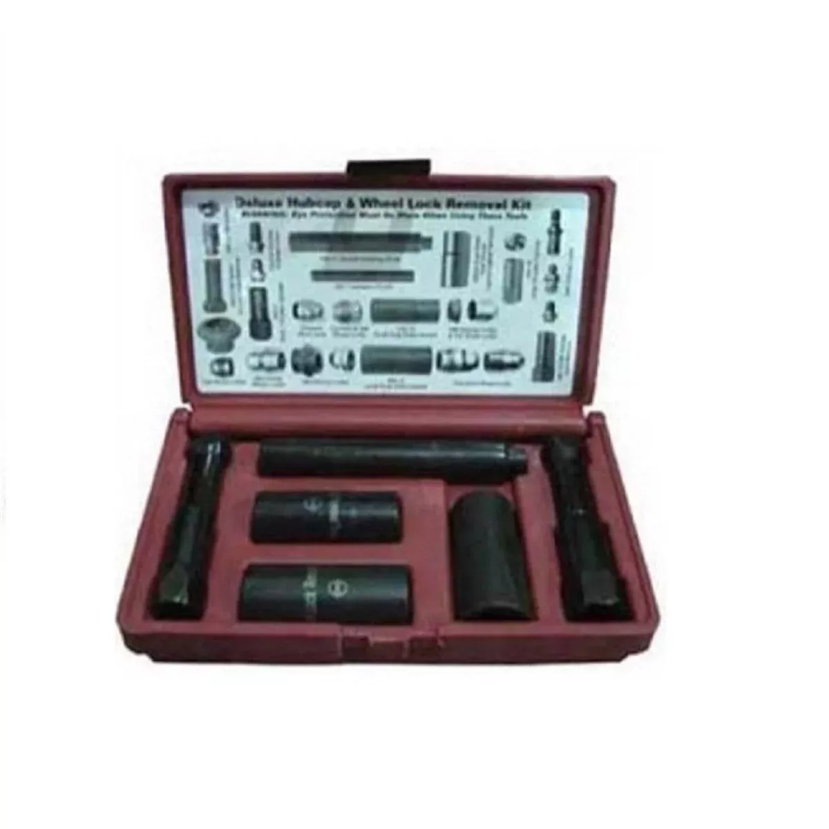 The Main Resource TMRTI4900 9-Piece Deluxe Hubcap And Wheel Lock Removal Kit