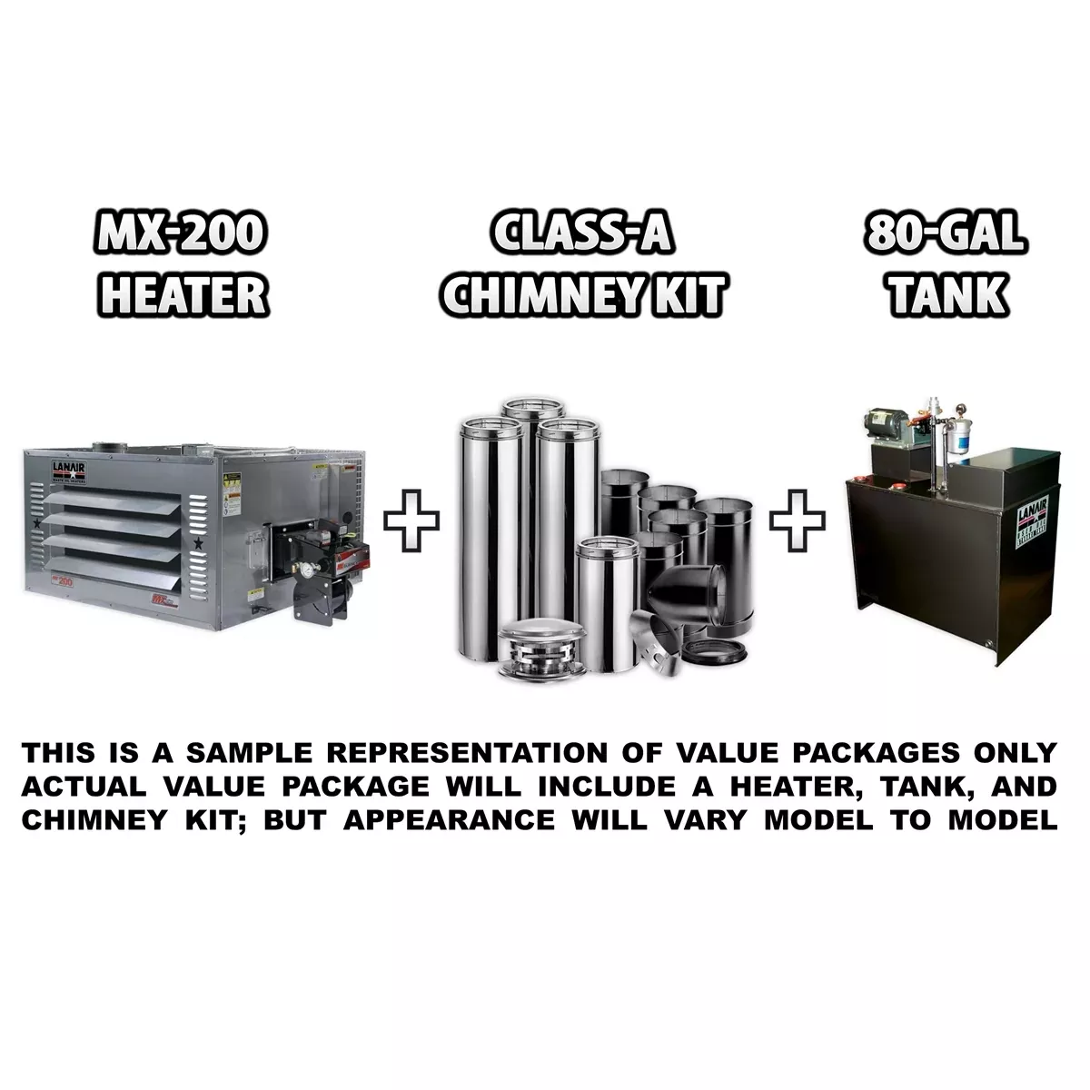 MX-200 Heater Pack A, No Stand LHR9964A LANAIR PRODUCTS