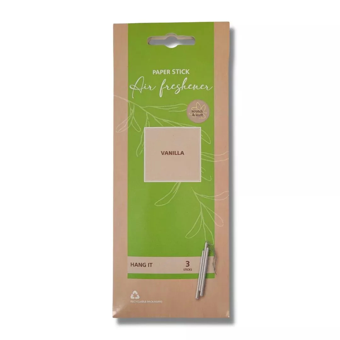 Paper Sticks Air Freshener Vanilla Pk3