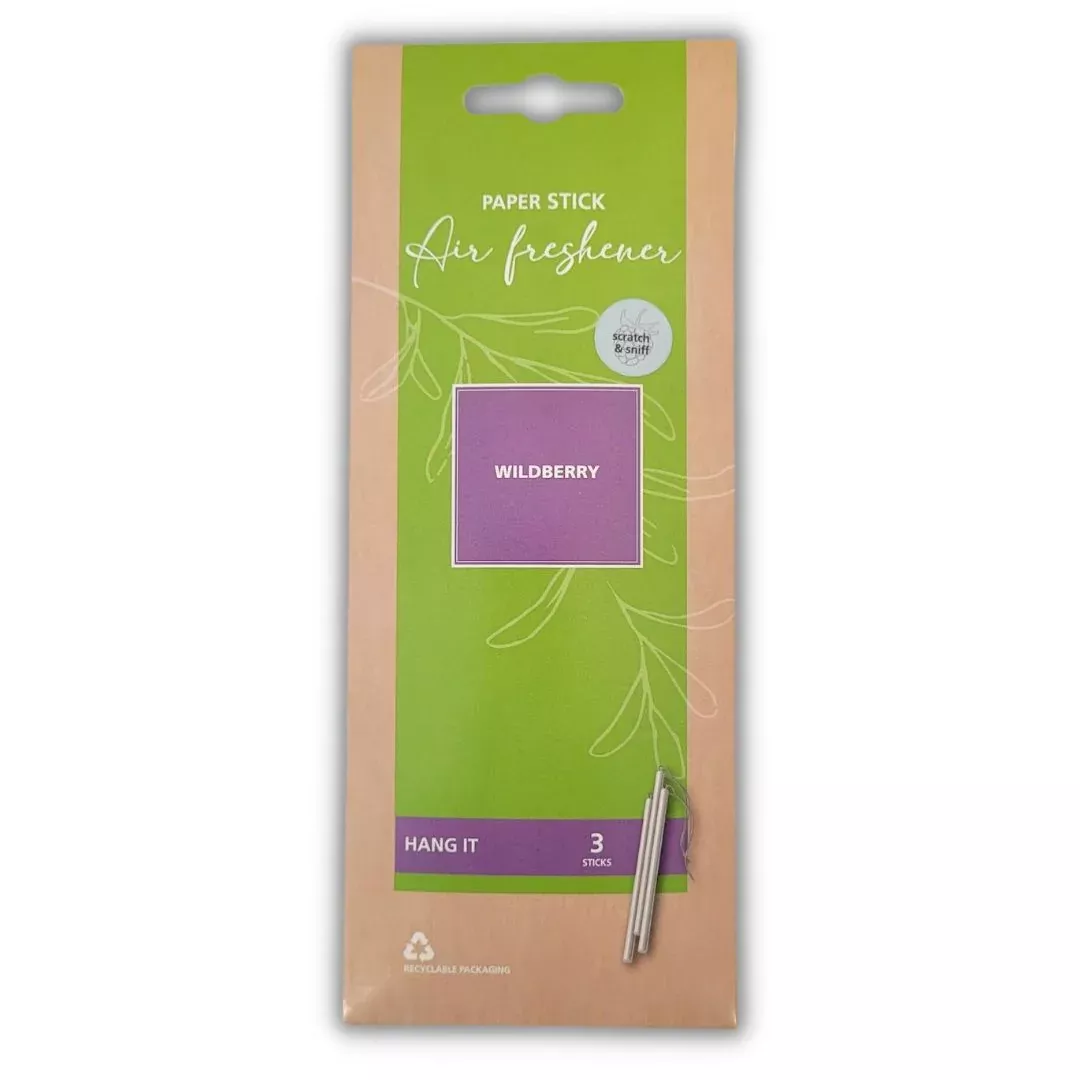 Paper Sticks Air Freshener Wildberry Pk3