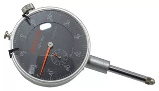 Peacock Lug Back Dial Indicator 1330B, AGD 2, 1.000" range, 0-100 reading, Black Dial Face - 11-914-9
