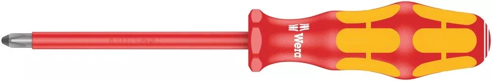 Wera 162 i PH VDE Insulated Phillips Screwdriver PH2x100mm 006154