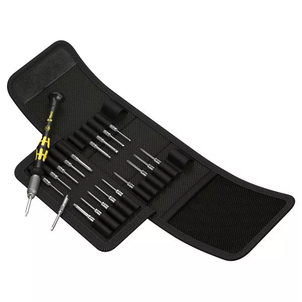 Wera 20 Piece ESD Kraftform Interchangeable Micro Driver & Bit Set 073671