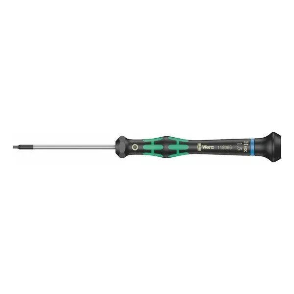 Wera 2054 Micro Hex Precision Screwdriver 1.5x60mm 118066