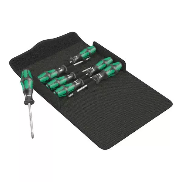 Wera 300/7 Screwdriver Set Kraftform Plus, 7 Pce 105623